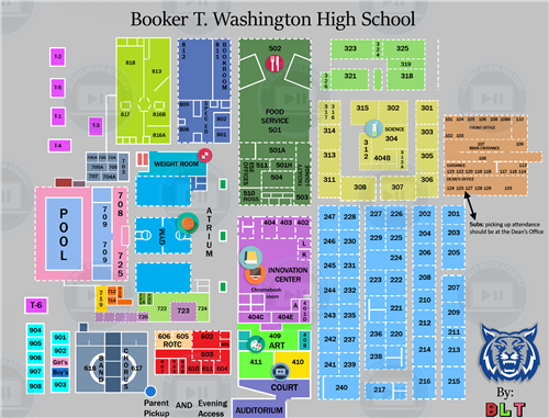 map of school